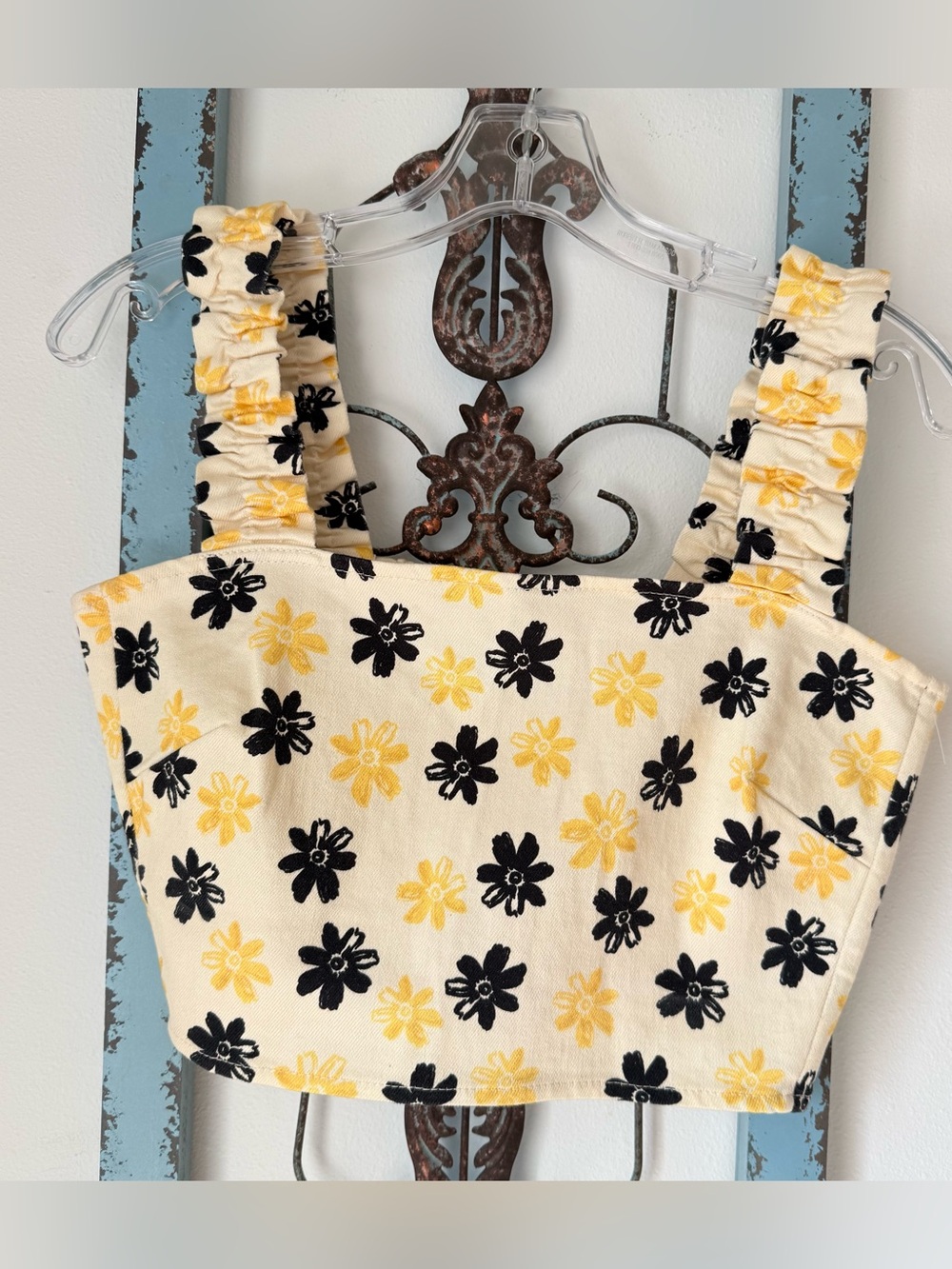 Zara Floral Crop Top